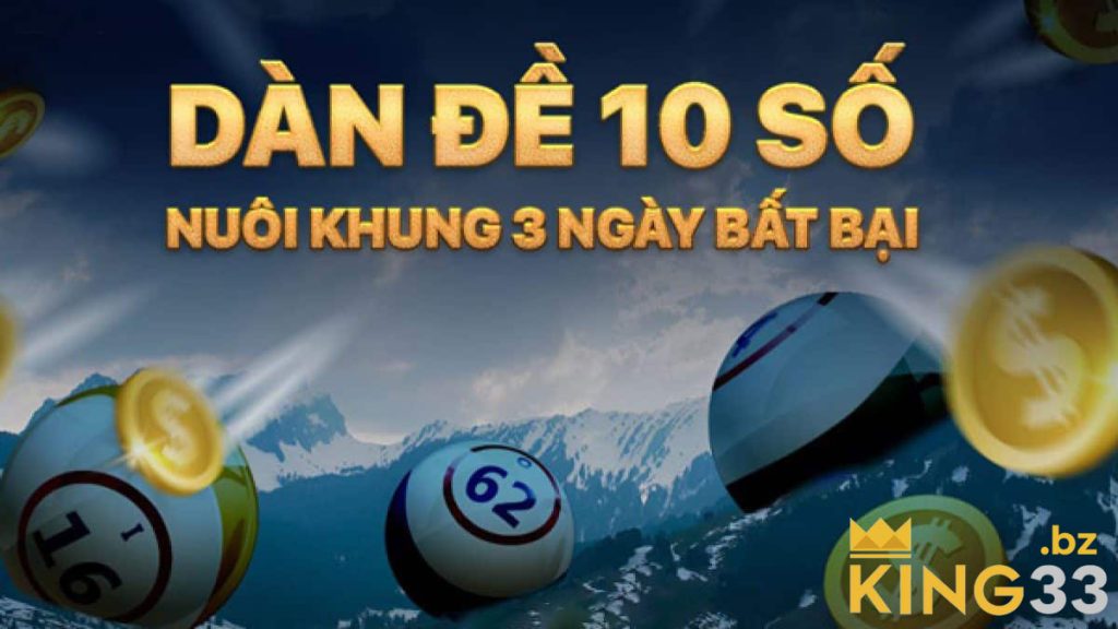 Dàn đề 10 số khung 3 ngày